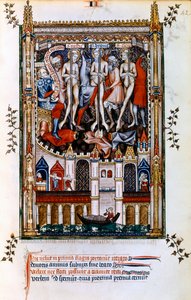 Szent Dénes, Szent Rusticus és Szent Eleutherius megkorbácsolása, 1317 alkotó: Unbekannt