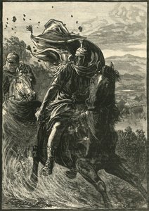 Pompeius repülése a pharsaliai csatamezőről, 1890. alkotó: Unbekannt