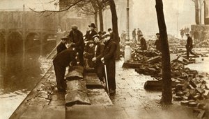 Árvíz Londonban, 1928, 1935. alkotó: Unbekannt