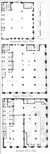 Alaprajzok, Johns-Manville Building, New York City, 1924 alkotó: Unbekannt