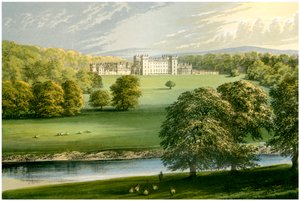 Floors Castle, Roxburghshire, Skócia, Roxburghe hercege, 1880 alkotó: Unbekannt