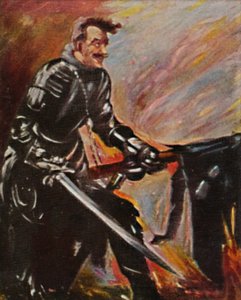 Florian Geyer + 1525. - L. Corinth festménye, 1934. alkotó: Unbekannt