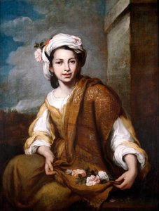 "Viráglány", c1800-c1899 alkotó: Unbekannt