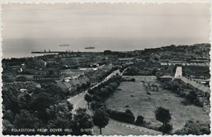 Folkestone a Dover Hillről, 19. század vége – 20. század eleje alkotó: Unbekannt