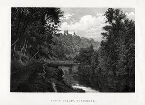 Forge Valley, Yorkshire, 1896 alkotó: Unbekannt