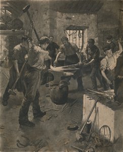 A horgony kovácsolása, 1892. alkotó: Unbekannt