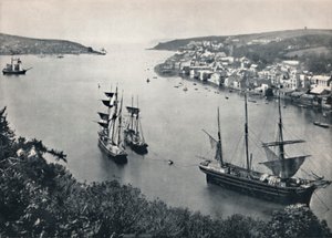 Fowey - A kikötő bejárata, 1895 alkotó: Unbekannt