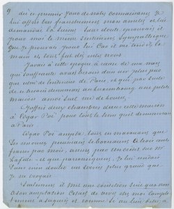 Az előszó töredéke, mint a kiadvány többi része, Mrs. a nápolyi rendőrprefektusok, amely leírja, hogy Dumas 1832-ben Párizsban találkozott Poe-val (tintával papíron) alkotó: Unbekannt