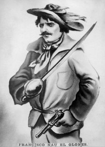 Francisco Nau El Olones, 1635-1668, 1920-as évek alkotó: Unbekannt