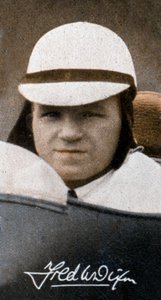 Fred Dixon, englischer Motorradrennfahrer, 1935