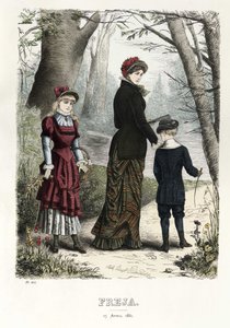 Freja- illusztrált skandináv divatmagazin 1881, 8. sz alkotó: Unbekannt