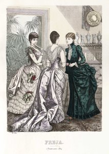 Freja- illusztrált skandináv divatmagazin 1884, 3. sz alkotó: Unbekannt