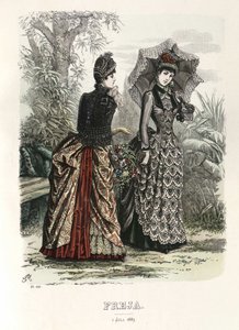 Freja- illusztrált skandináv divatmagazin 1885, 13. sz alkotó: Unbekannt