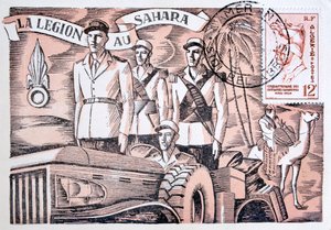 Francia Idegenlégiós képeslap, 1952 alkotó: Unbekannt