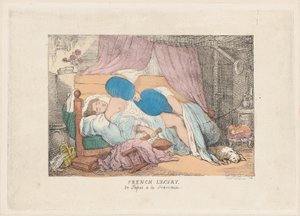 Francia luxus, vagy Repos a la Francaise, 1800-20., 1800-20. alkotó: Unbekannt