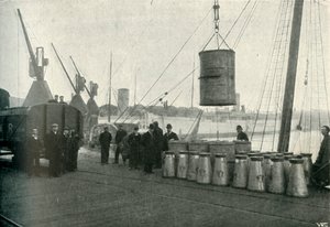 A francia tej kiszállítása Southamptonban, 1902. alkotó: Unbekannt