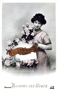 Französische Postkarte, um 1900