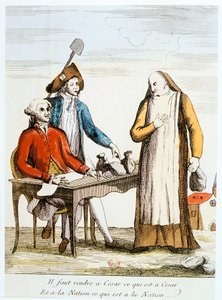 1789-es francia forradalom: antiklerikalizmus alkotó: Unbekannt