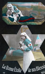 világháborús francia képeslap, 1914-1918 alkotó: Unbekannt