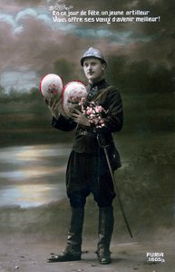 világháborús francia képeslap, 1914-1918 alkotó: Unbekannt