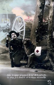 világháborús francia képeslap, 1914-1918 alkotó: Unbekannt