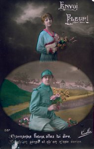 világháborús francia képeslap, 1914-1918 alkotó: Unbekannt