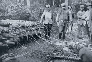 Francia katonák gázpalackokkal, I. világháború, 1915 alkotó: Unbekannt