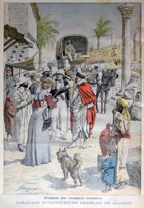 Francia tanárok Algériába látogattak az iskolai szünetben, 1903 alkotó: Unbekannt