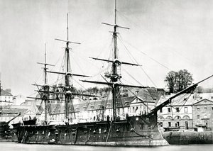 Francia hadihajó, lOcean, 1868 alkotó: Unbekannt