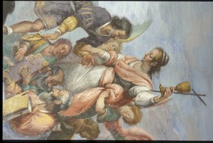 Freskók a Palazzo Lomellinóban, Genova, Liguria, Olaszország alkotó: Unbekannt