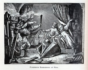 Friedrich Barbarossa Susában, 1882 alkotó: Unbekannt