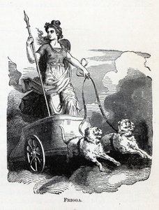 Frigga, 1882 alkotó: Unbekannt