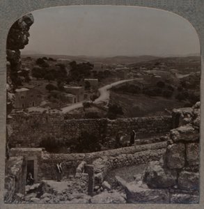 A Simon-háznál lévő boltívtől a Lazarus-házig, Bethany, 1900 alkotó: Unbekannt