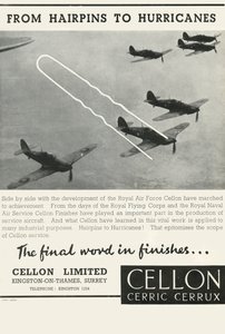 A hajtűktől a hurrikánokig – Cellon Limited, 1941. alkotó: Unbekannt