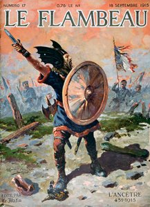 A Le Flambeau, a fáklya első borítója, 1915. szeptember 18 alkotó: Unbekannt