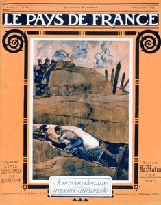 A Le Pays de France címlapja, 1915. szeptember 9 alkotó: Unbekannt
