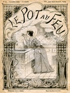 A Le Pot au Feu első borítója, 1896. július 15 alkotó: Unbekannt