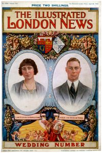 A The Illustrated London News Wedding Number címlapja, 1923. április 28 alkotó: Unbekannt