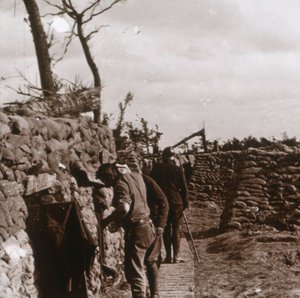 Frontvonal, Diksmuide, Belgium, c1914-c1918 alkotó: Unbekannt