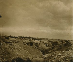Frontvonal, Jonchery, Észak-Franciaország, c1914-c1918 alkotó: Unbekannt