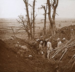 Frontvonal, Les Éparges, Észak-Franciaország, c1914-c1918. alkotó: Unbekannt