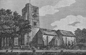 A Fulham-templom 1812-ben, 1911-ben alkotó: Unbekannt