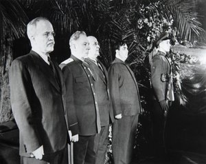 Joszif Sztálin temetése, Moszkva, Szovjetunió, 1953. március alkotó: Unbekannt