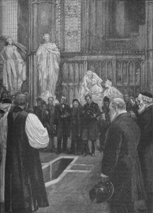 William Ewart Gladstone temetése a londoni Westminster Abbeyben, 1898 1906 alkotó: Unbekannt