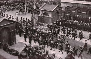 VII. Edward király temetési menete, Whitehall, London, 1910. május 20. alkotó: Unbekannt