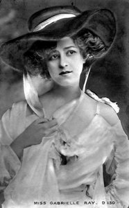 Gabrielle Ray 1883-1973, angol színésznő, a XX. század elején alkotó: Unbekannt
