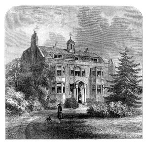 Gads Hill Place, Charles Dickens rezidenciája, Higham, Kent, 19. század vége alkotó: Unbekannt