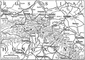 Galícia és a Kárpátok hágói, 1915 alkotó: Unbekannt