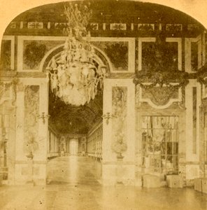 Tükrök galériája, Versailles, Franciaország, 19. század vége. alkotó: Unbekannt