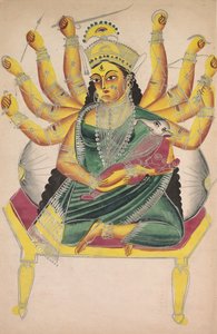 Ganesha-Janani Ganesh anyja, 1800-as évek. alkotó: Unbekannt